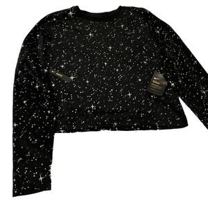 Nike Galaxy/Stars Crop Top Slim Fit‎ Women's XXL